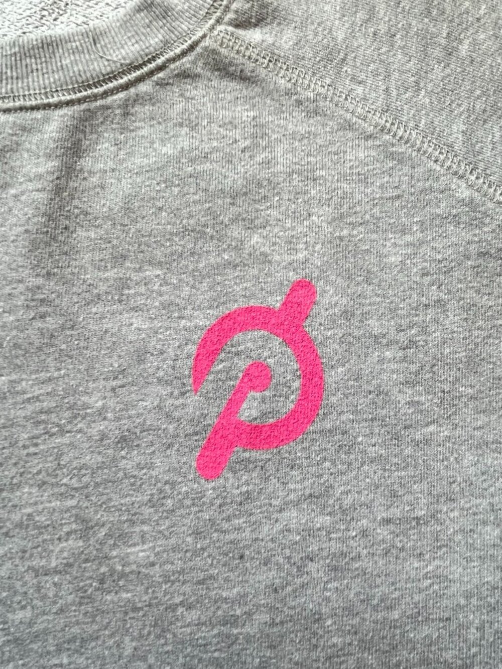 Peloton Gray Sweatshirt with Pink Peloton Logo - Small - Picture 7 of 16
